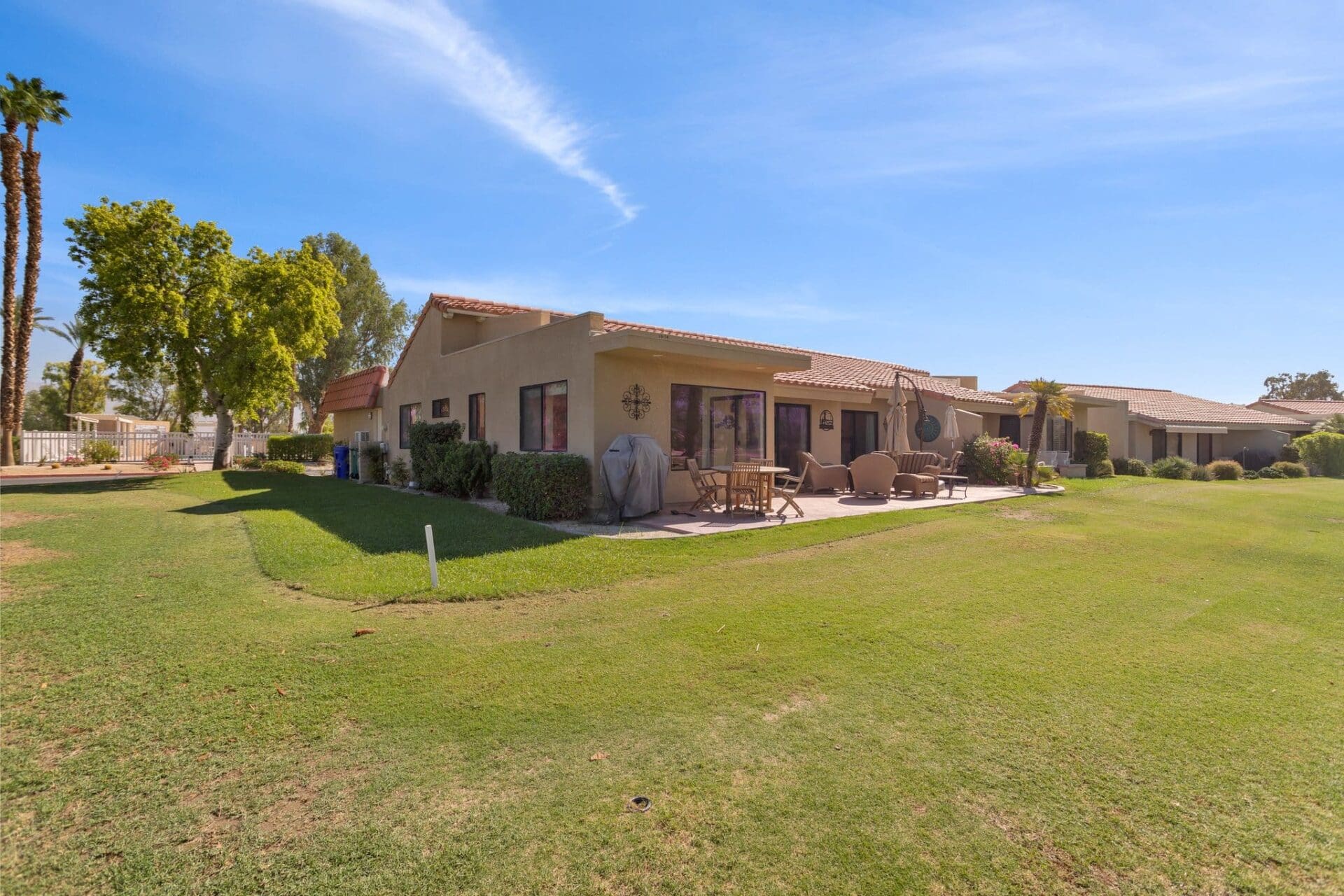 Exterior rear view of housing at 41443 Inverness Way