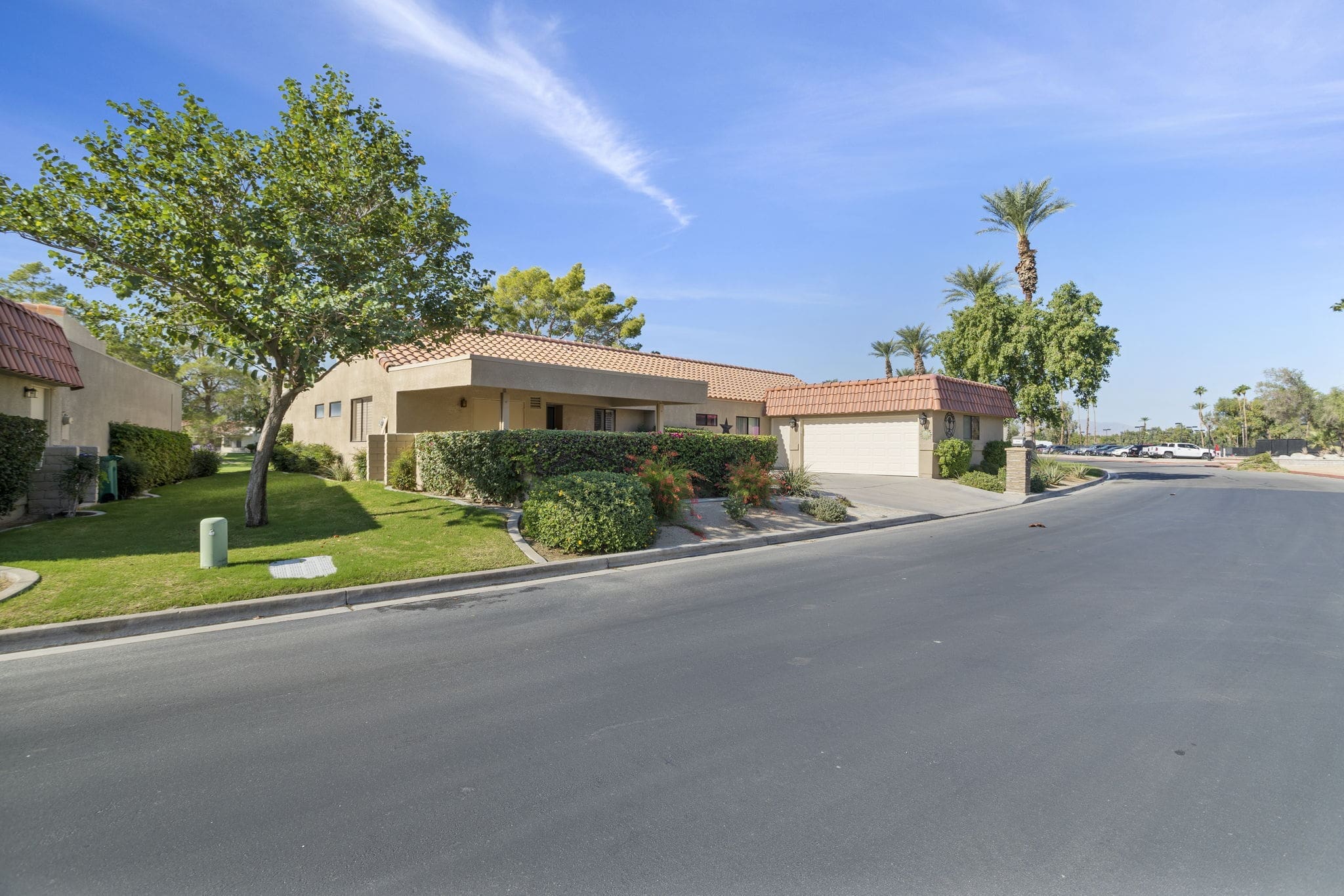 Front view of 41447 Inverness Way with garage