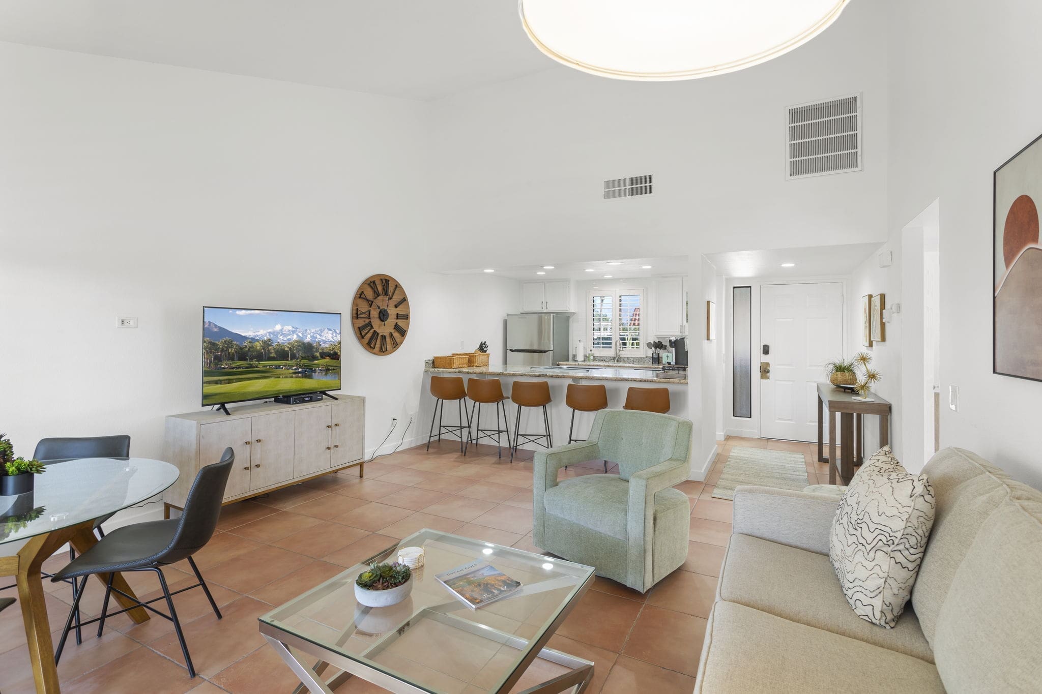 Side view of living area at 41447 Inverness Way