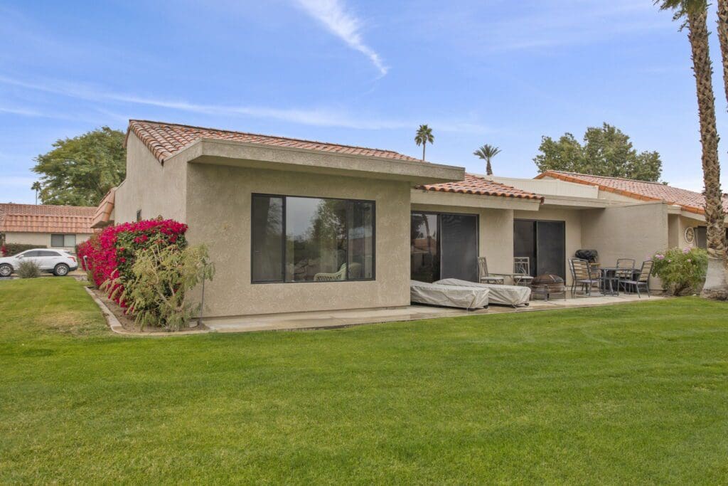 back view from backyard close