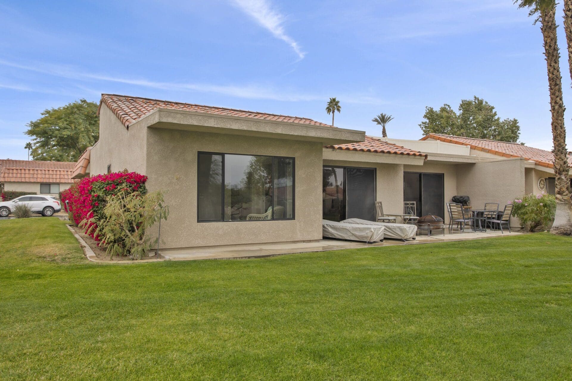 back view from backyard close