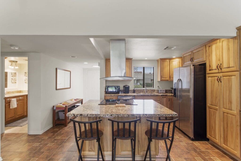 kitchen view head on