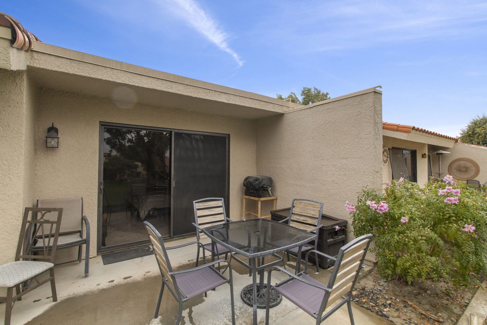 backyard view to inside