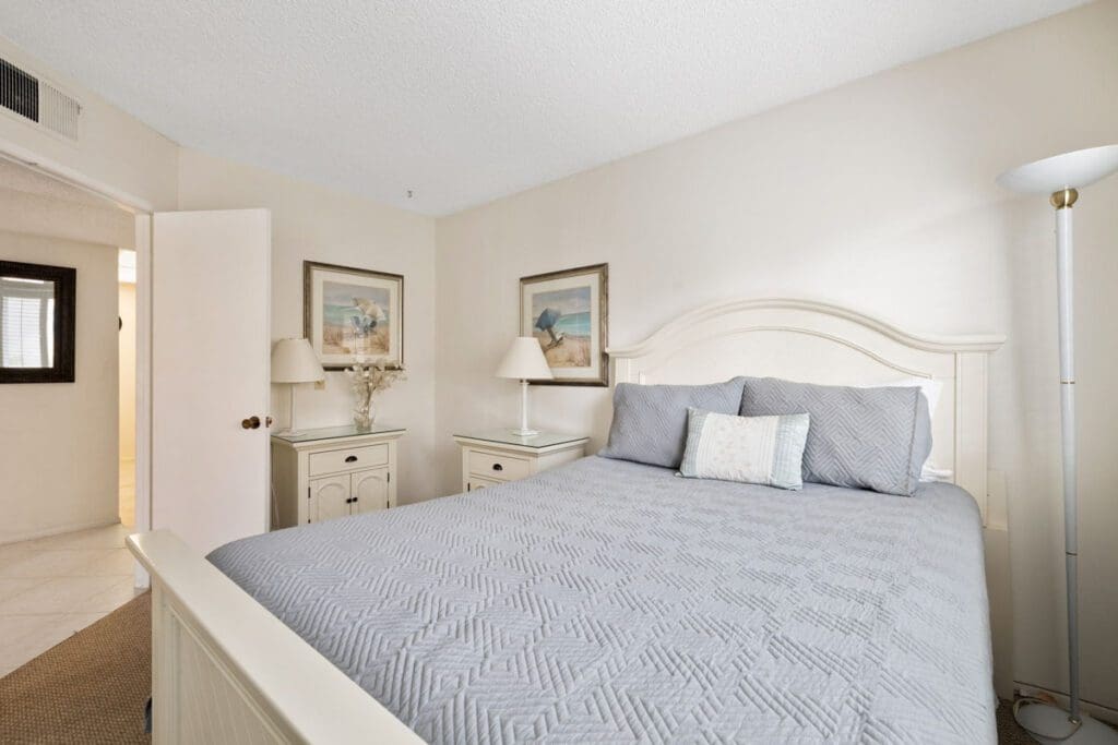 guest room angled toward door