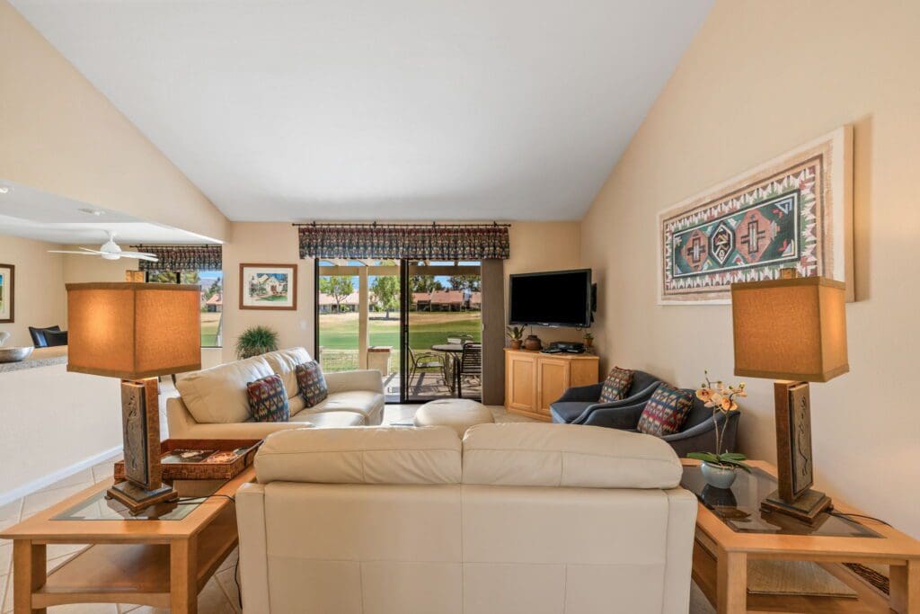 living room patio view