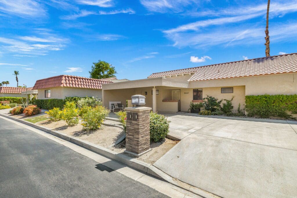 front view of property