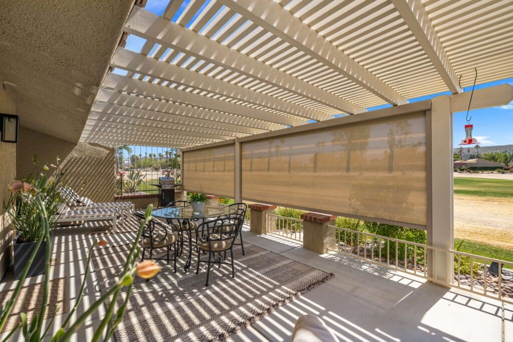 back patio layout