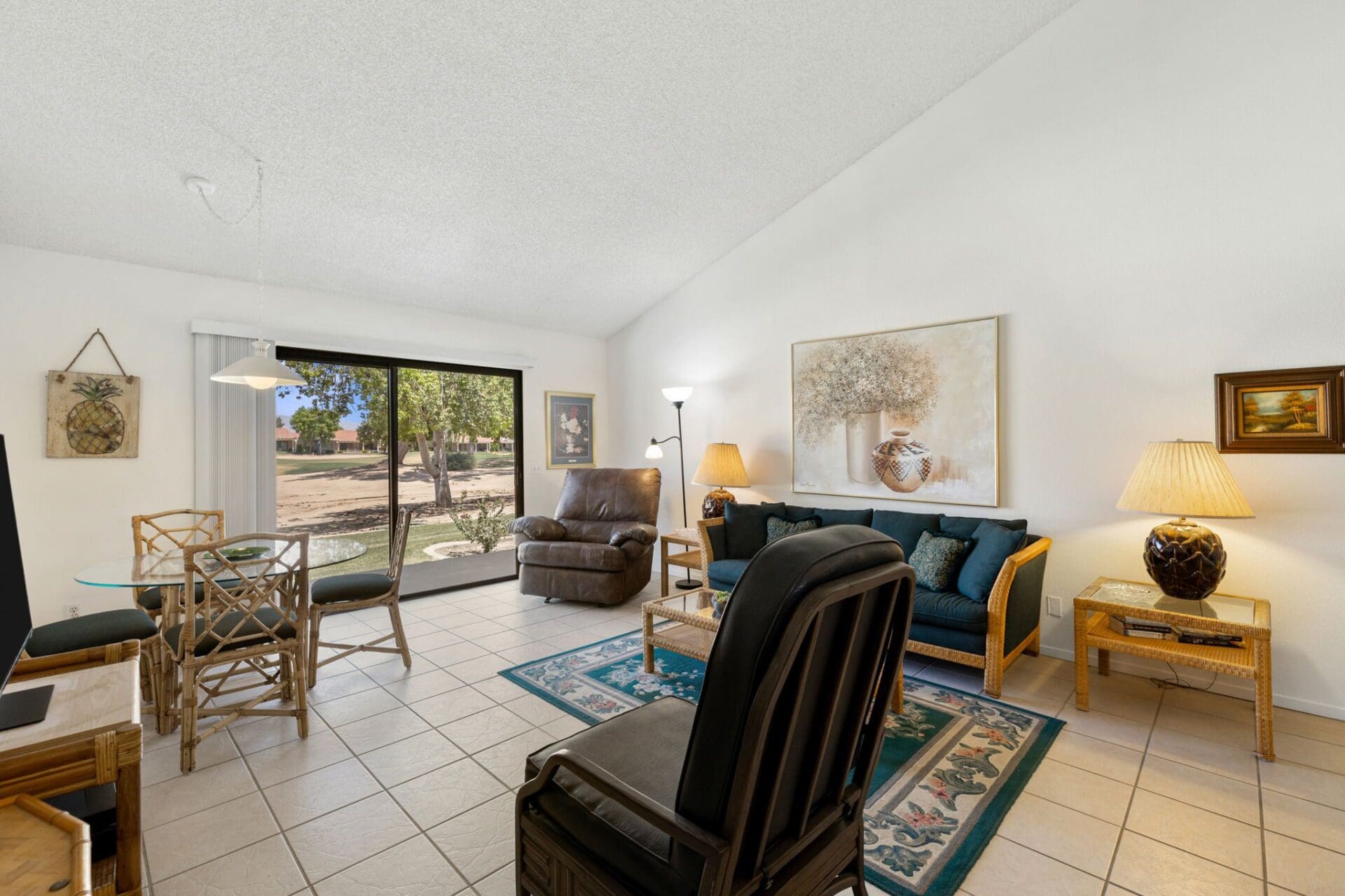 living room side view