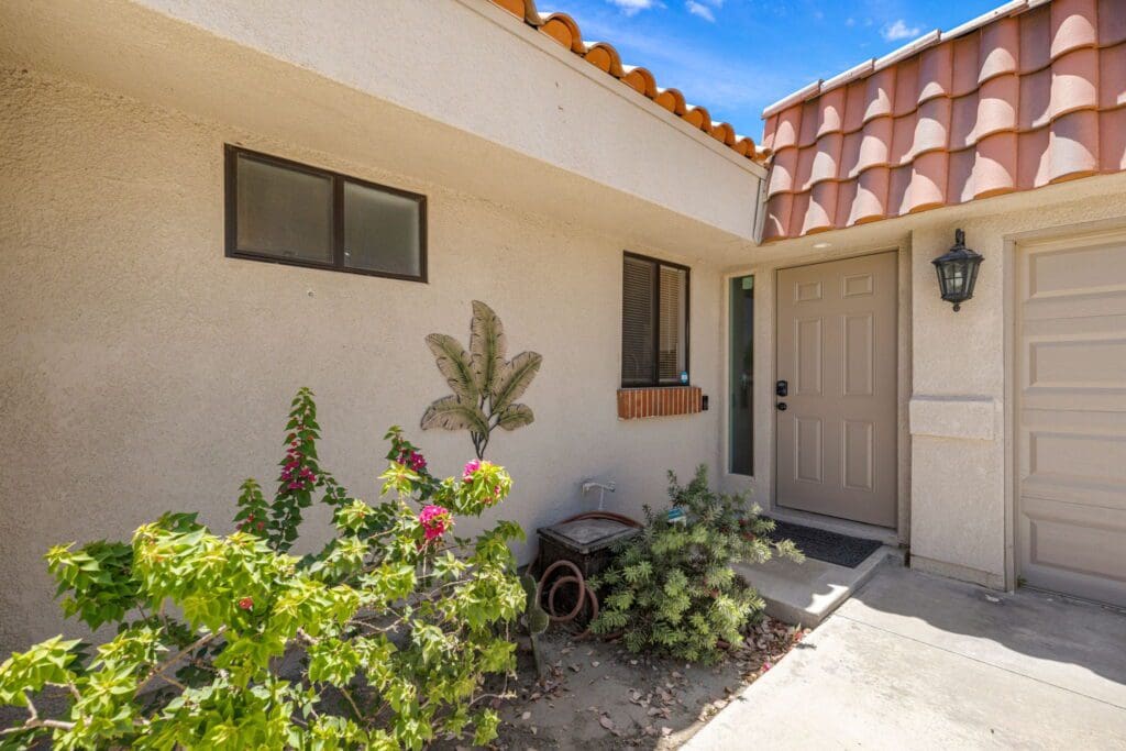 front door from exterior