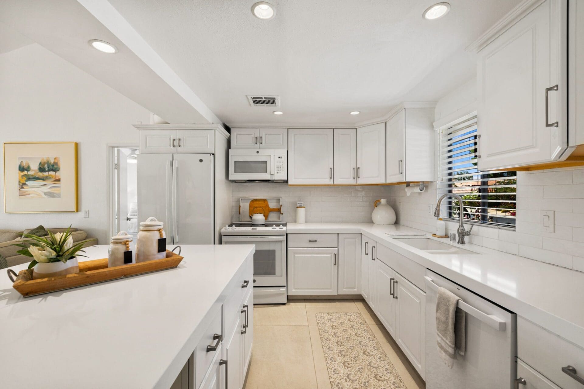 front view of kitchen