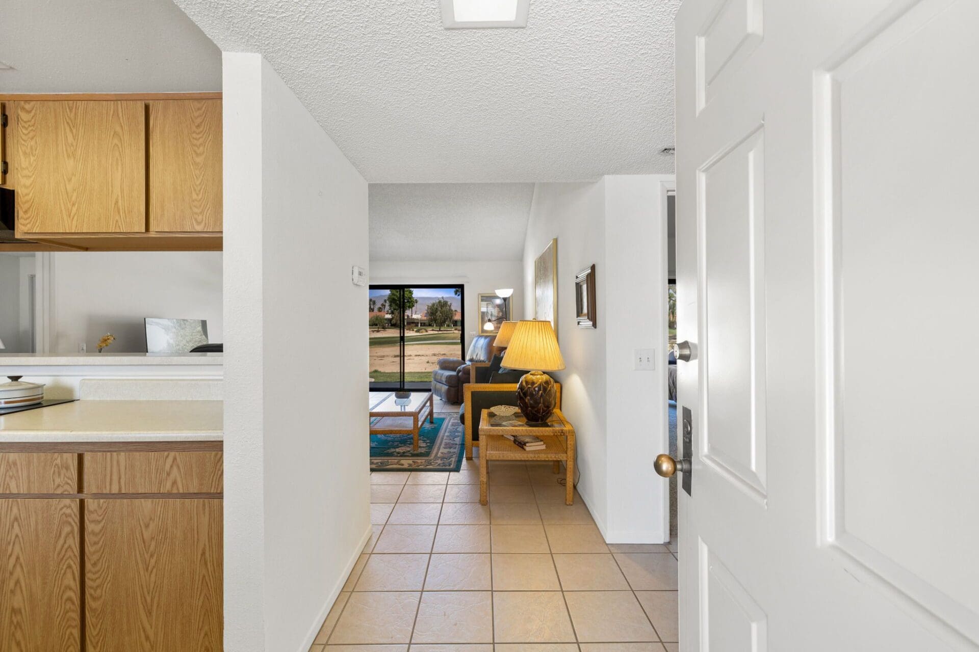 hallway to living room