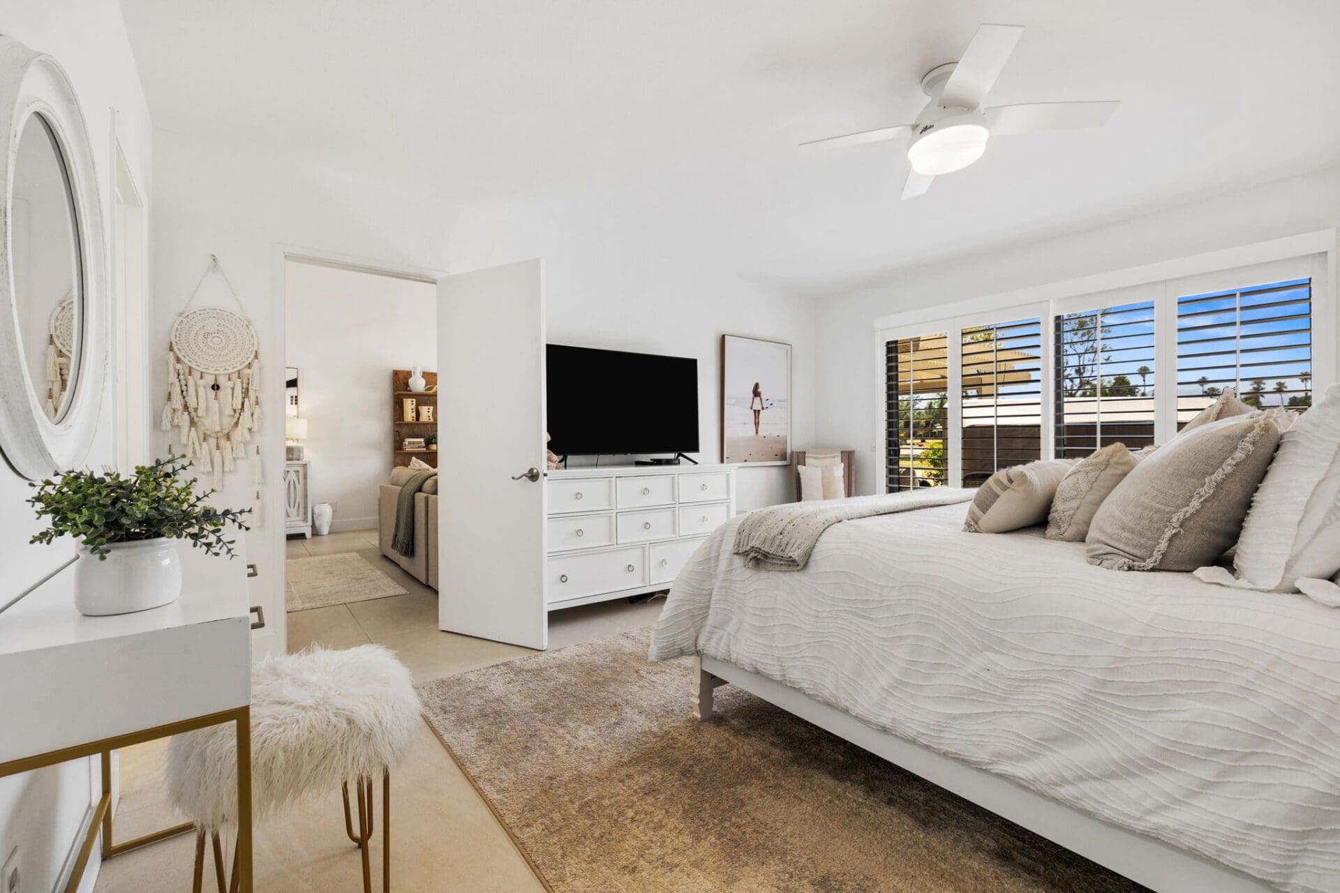 2nd room with view to living room