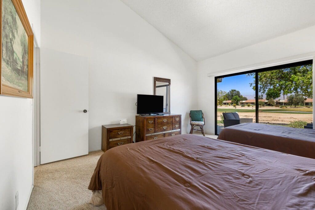 bedroom with tv