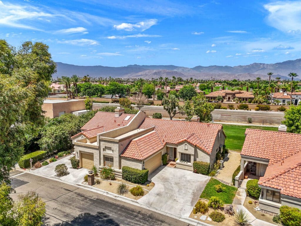 aerial view of property