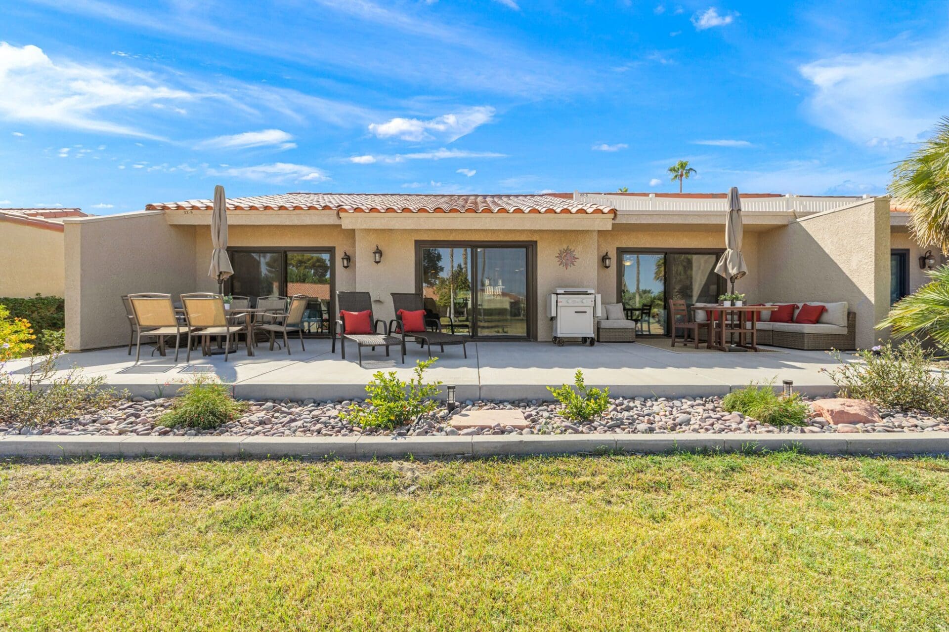 rear view of residence