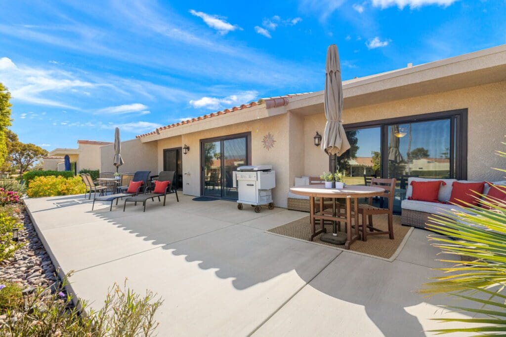 rear patio