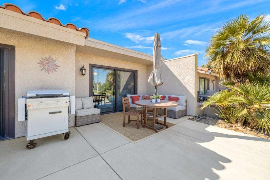 rear patio