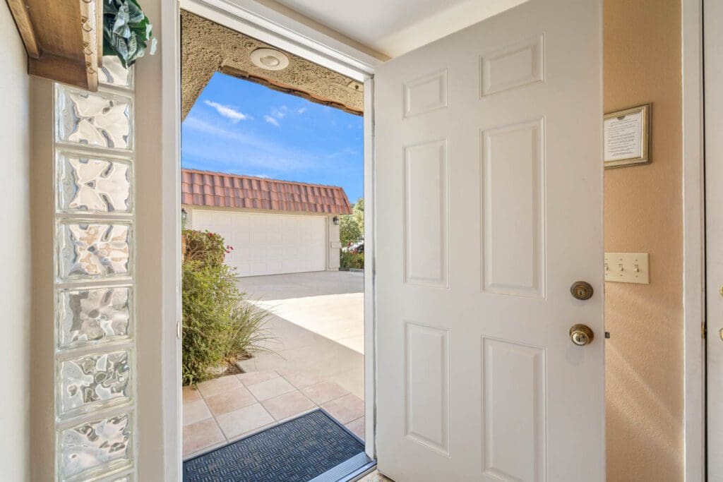 inside front door