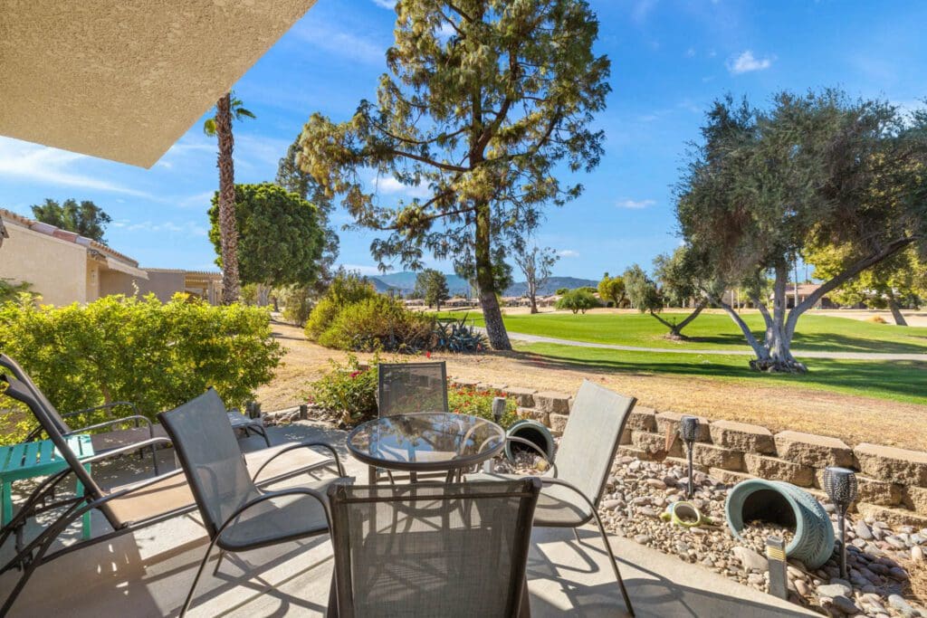 patio table and chairs