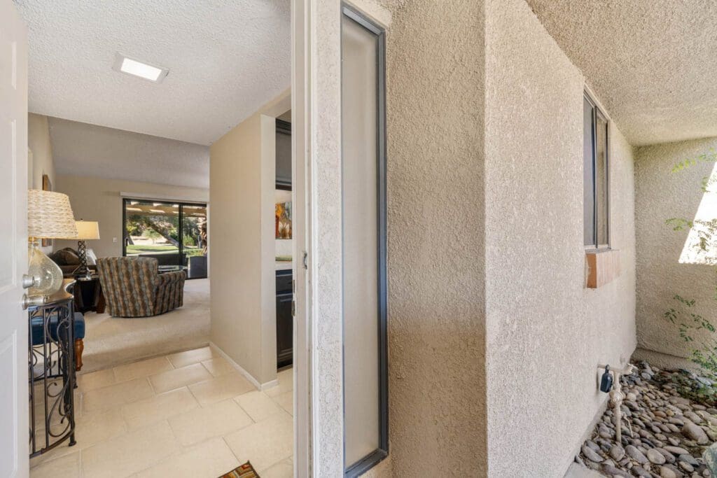 front door into home