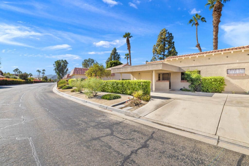 front residence on main road