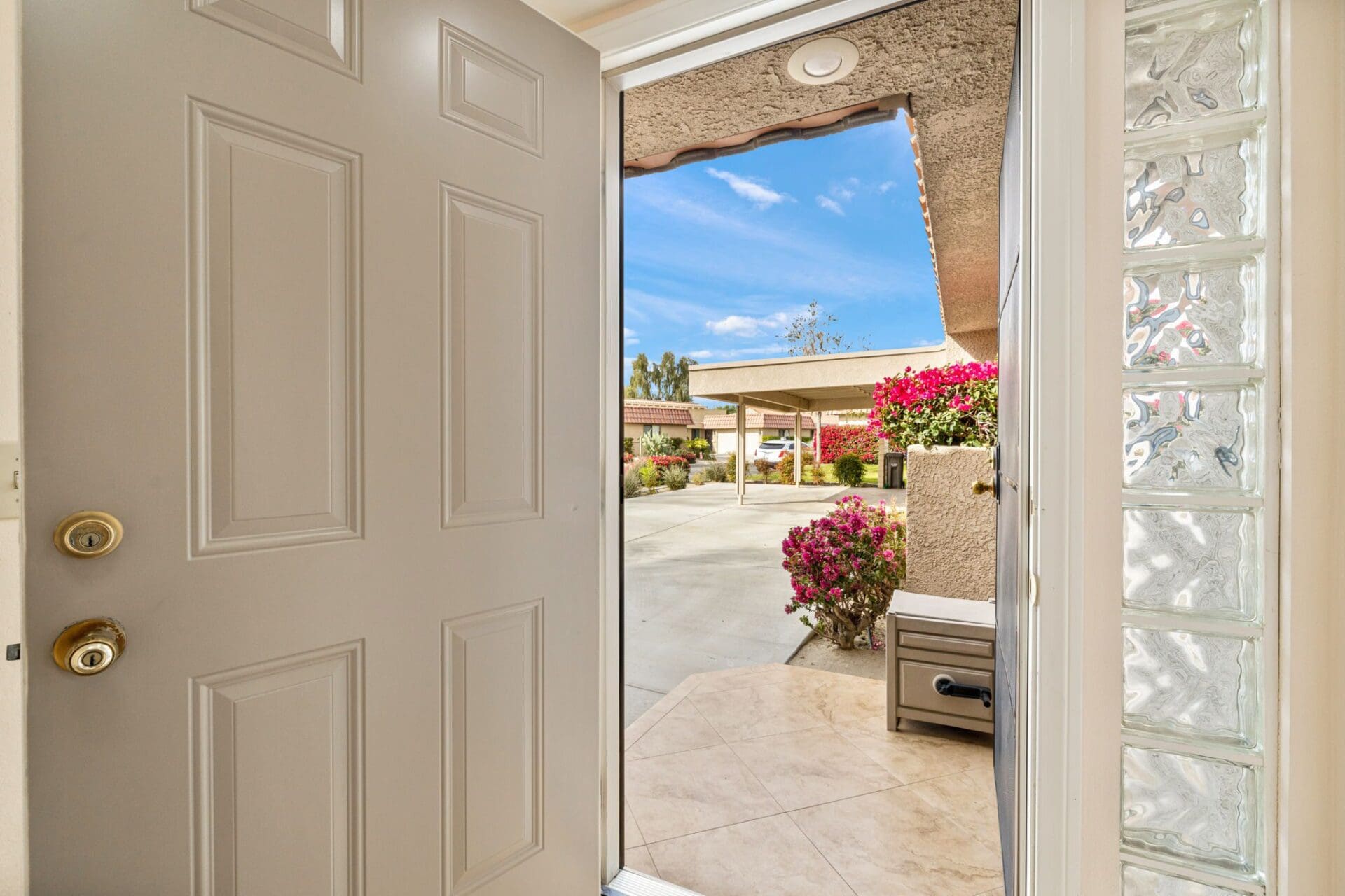 entrance from interior