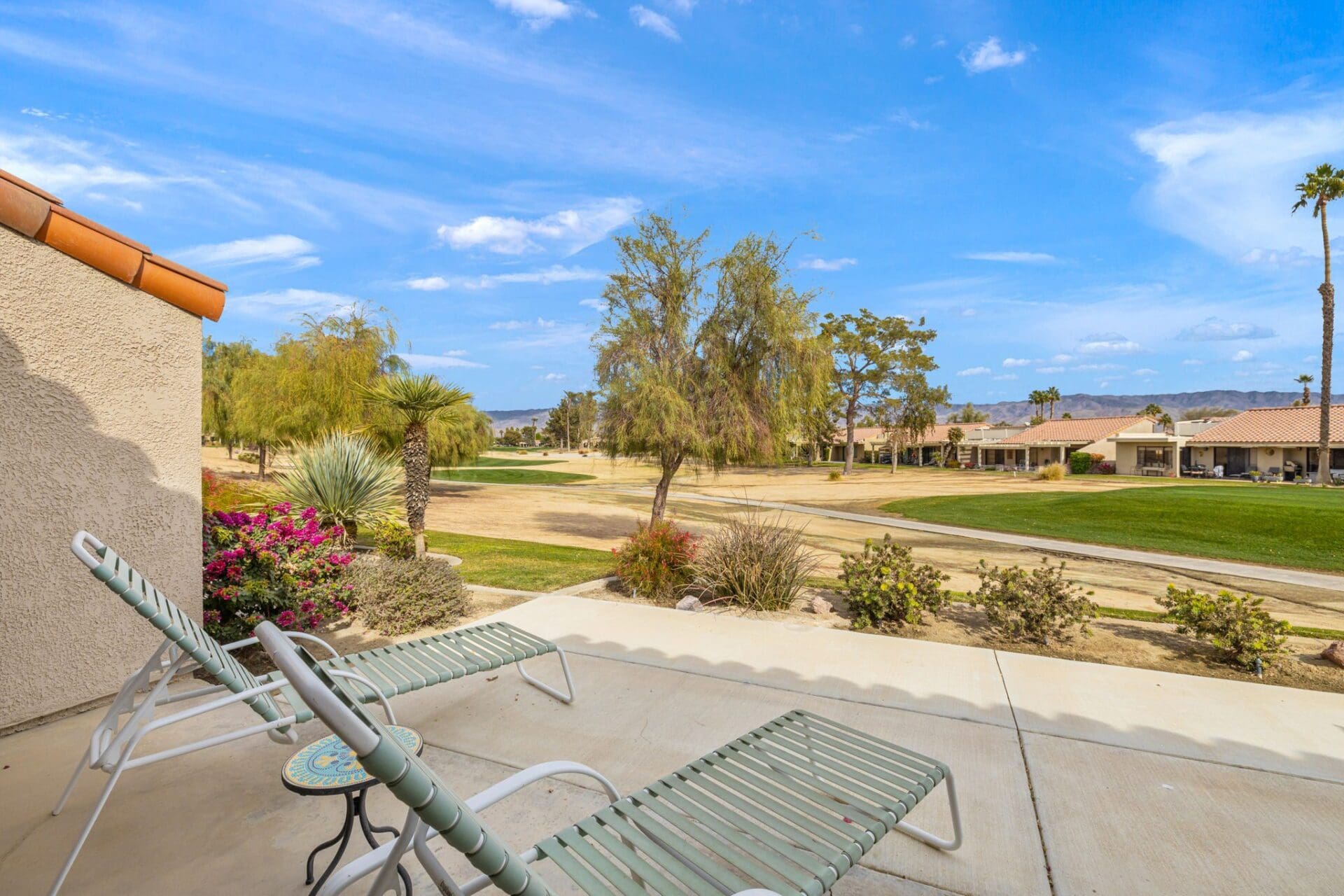 patio view of course