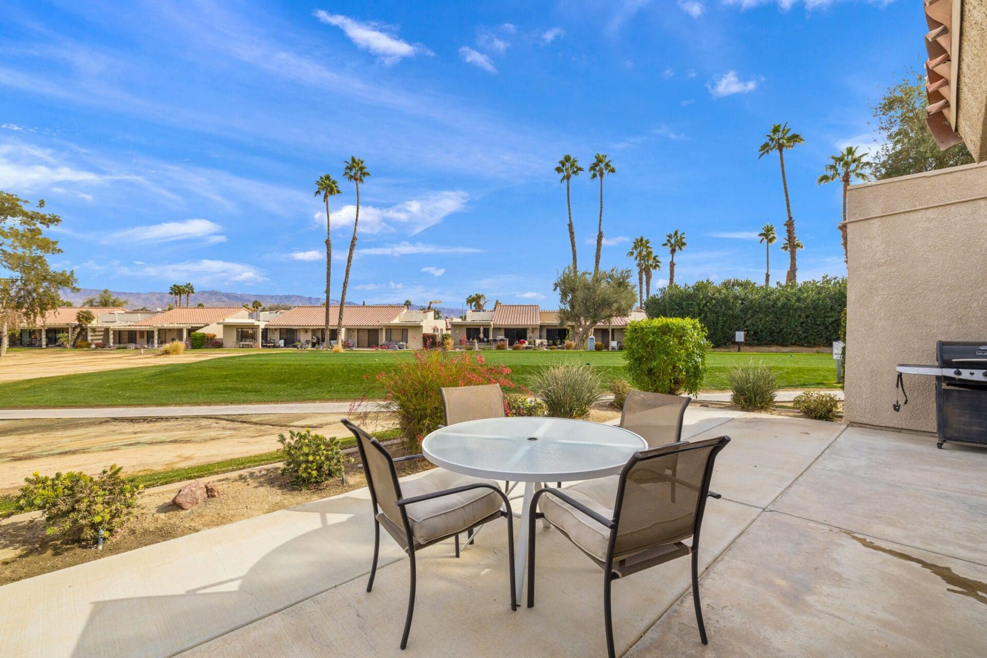 patio table and chairs