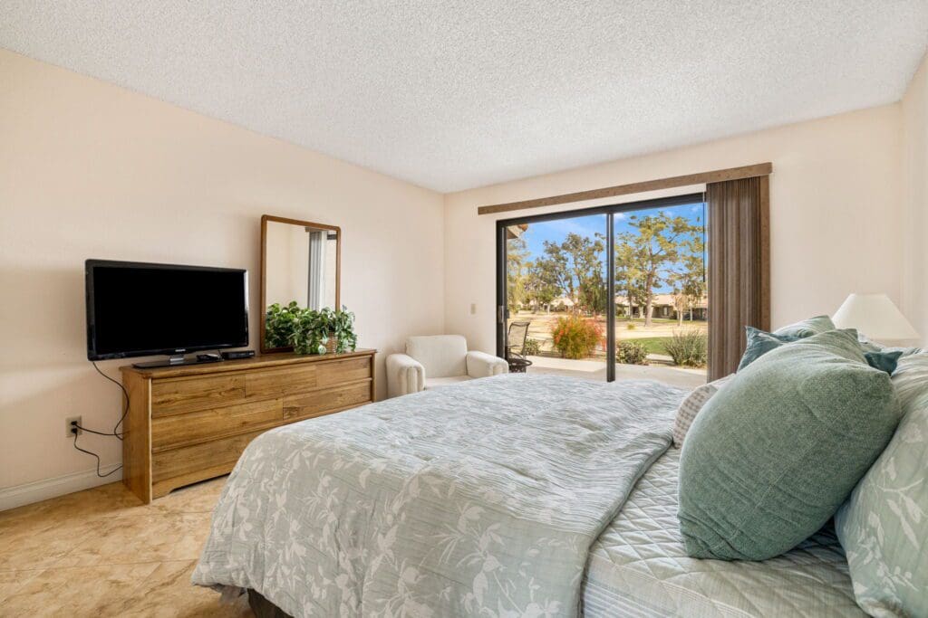 bedroom 2 view to backyard