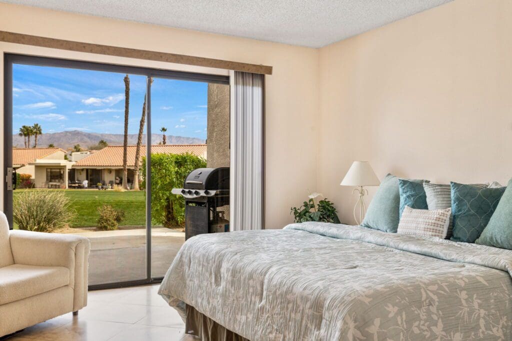 bedroom 2 view to backyard