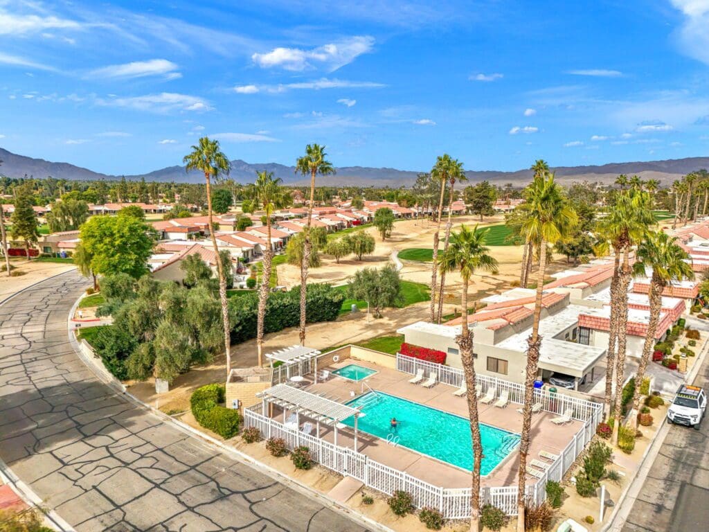 community pool wide angle