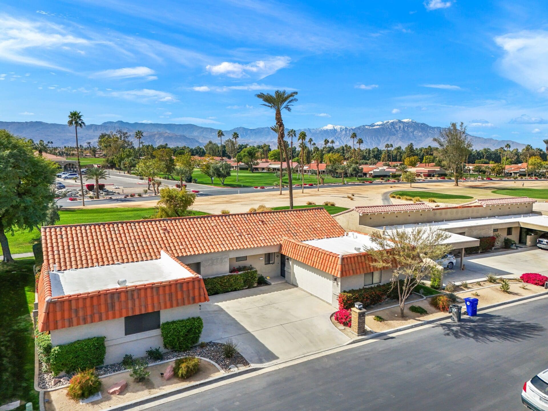 high angled front shot