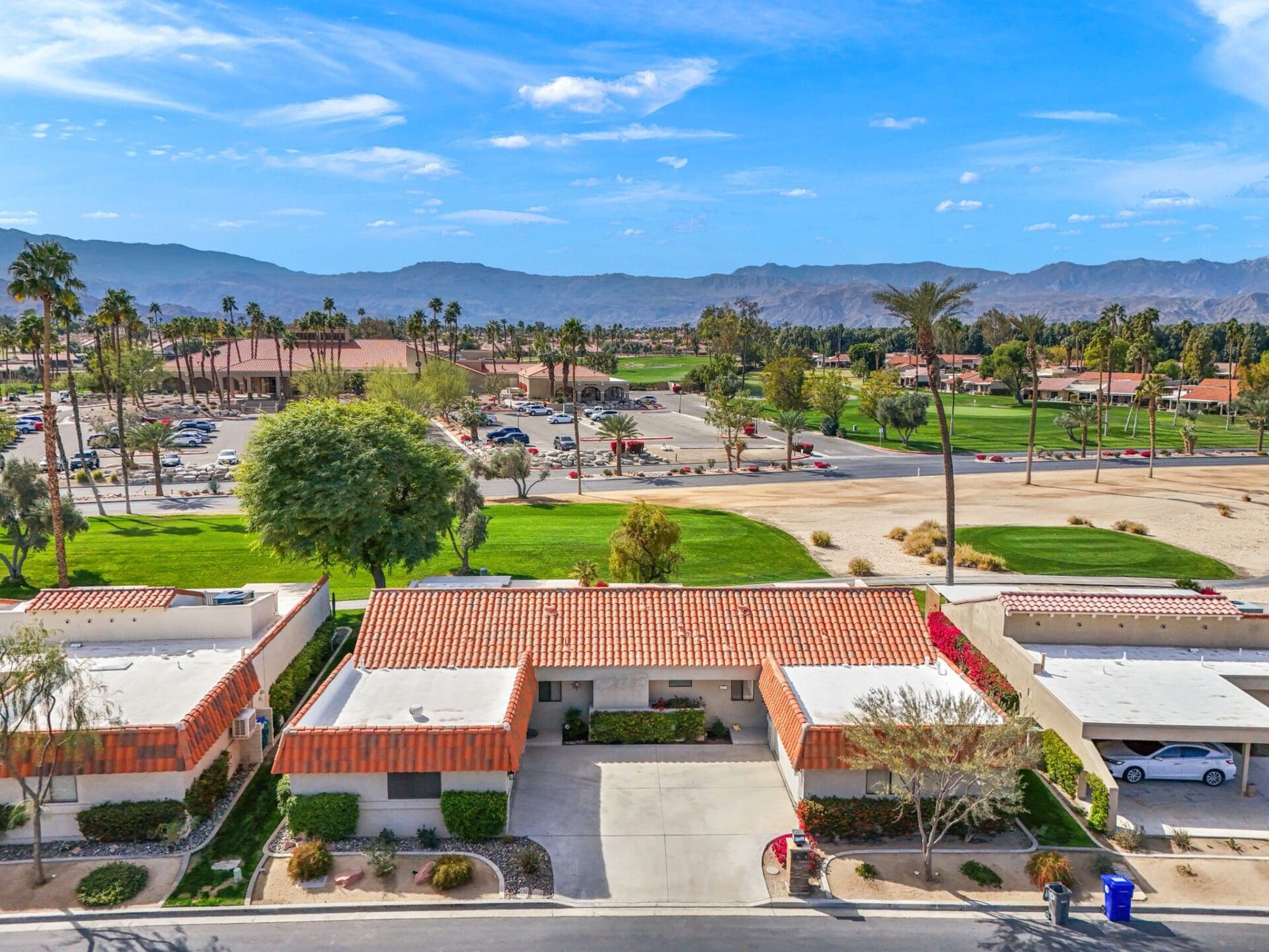 high front shot straight on