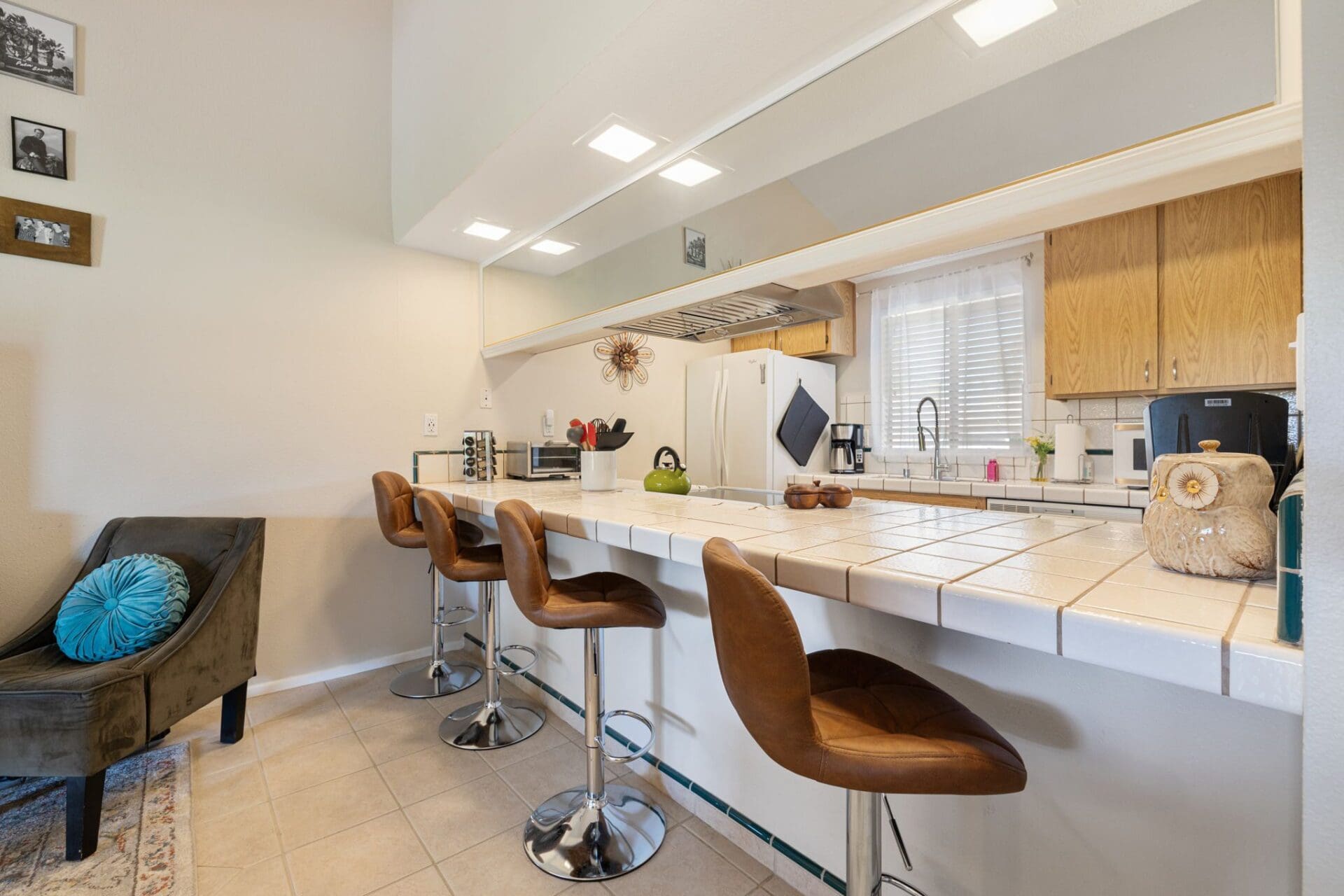 kitchen bartop angled