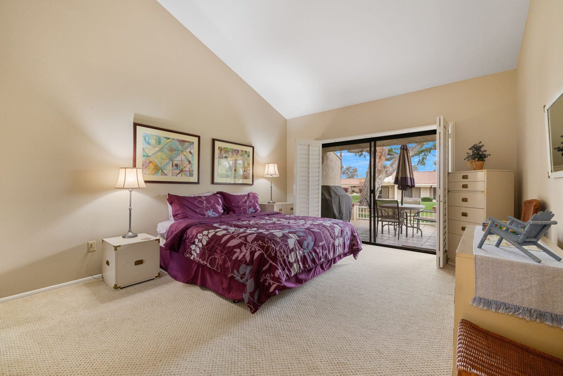 master bedroom wide angle