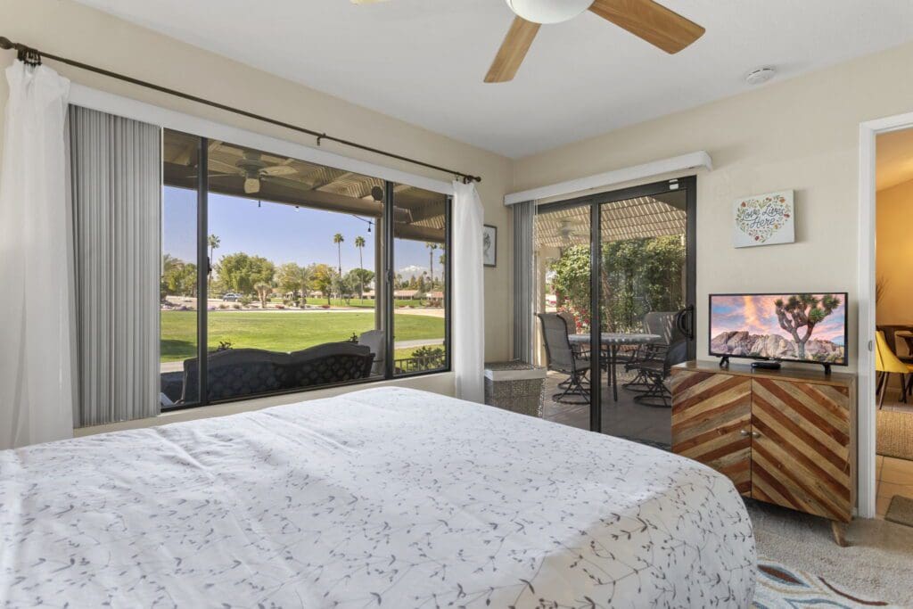 master bedroom view of outside