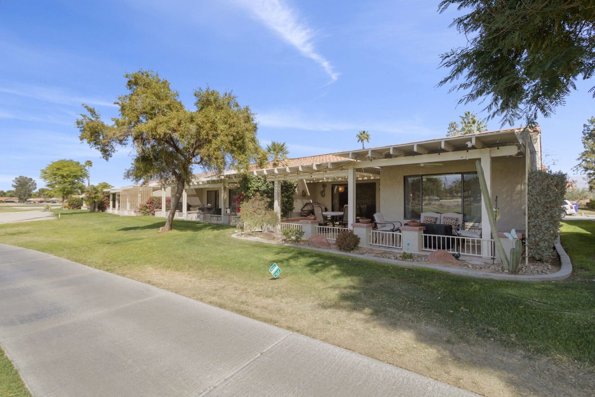 patio view from course