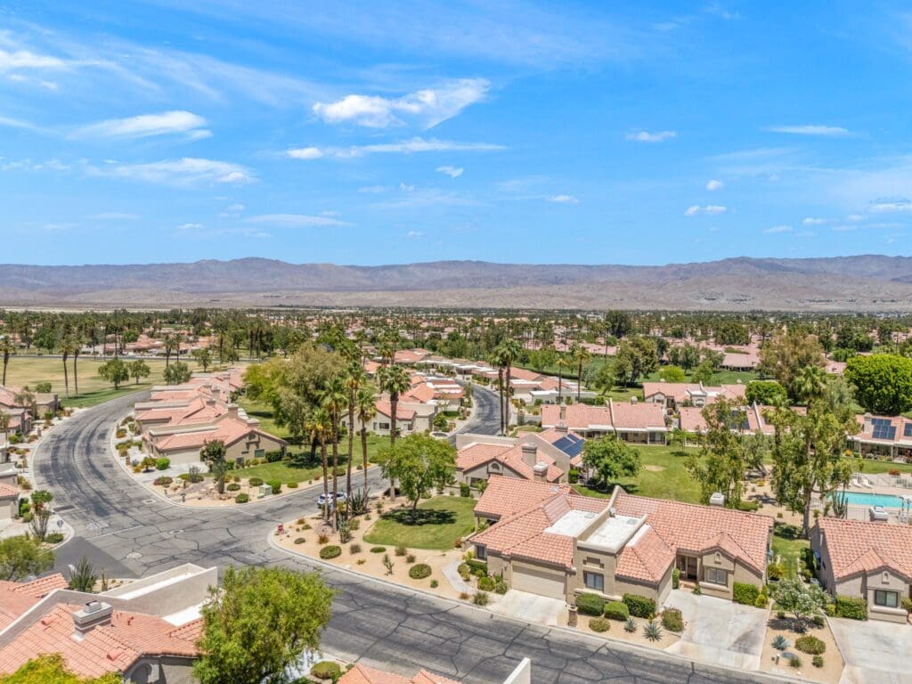 street view aerial shot