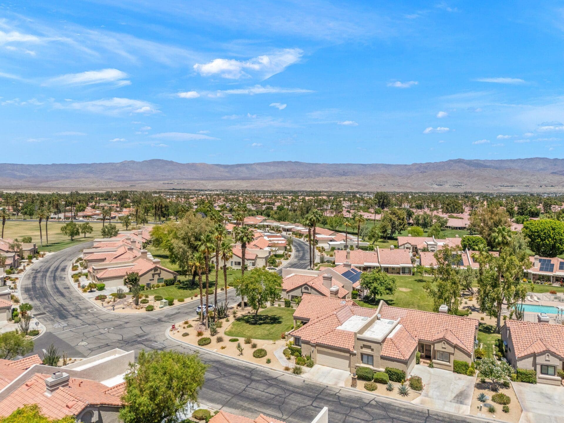 street view aerial shot