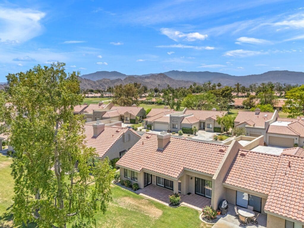 rear house aerial view
