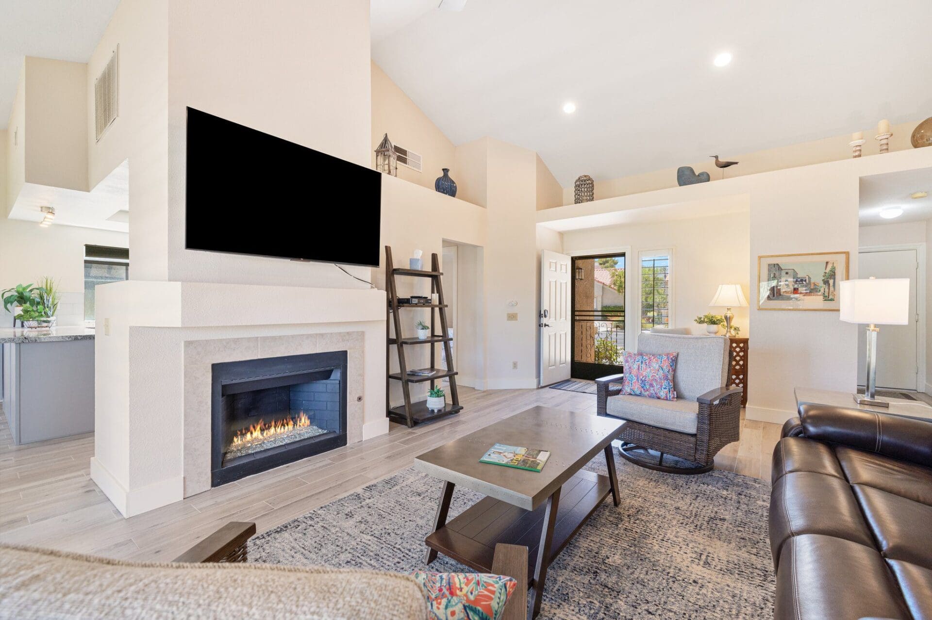 entryway living space angled view