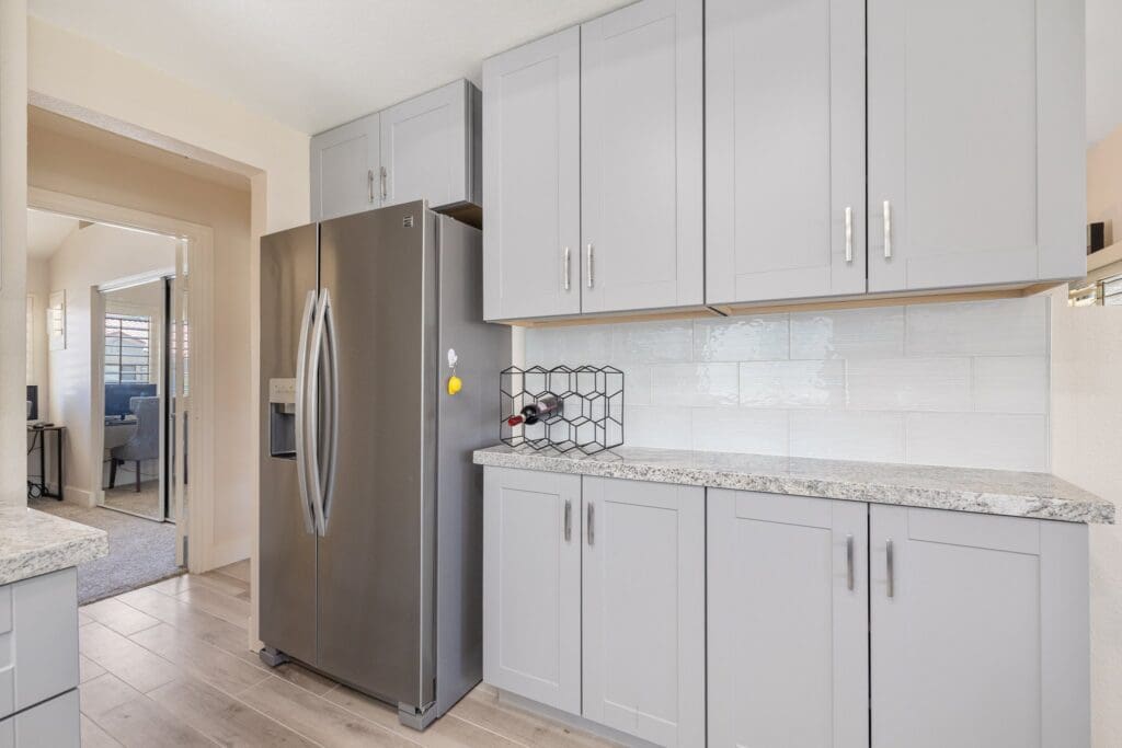 stainless steel double door fridge