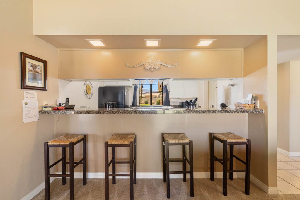 kitchen island straight view