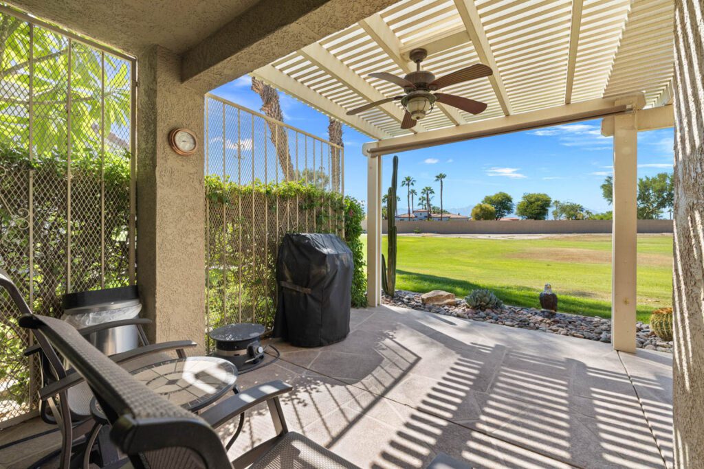 back patio area