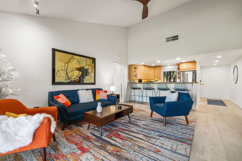 living and kitchen