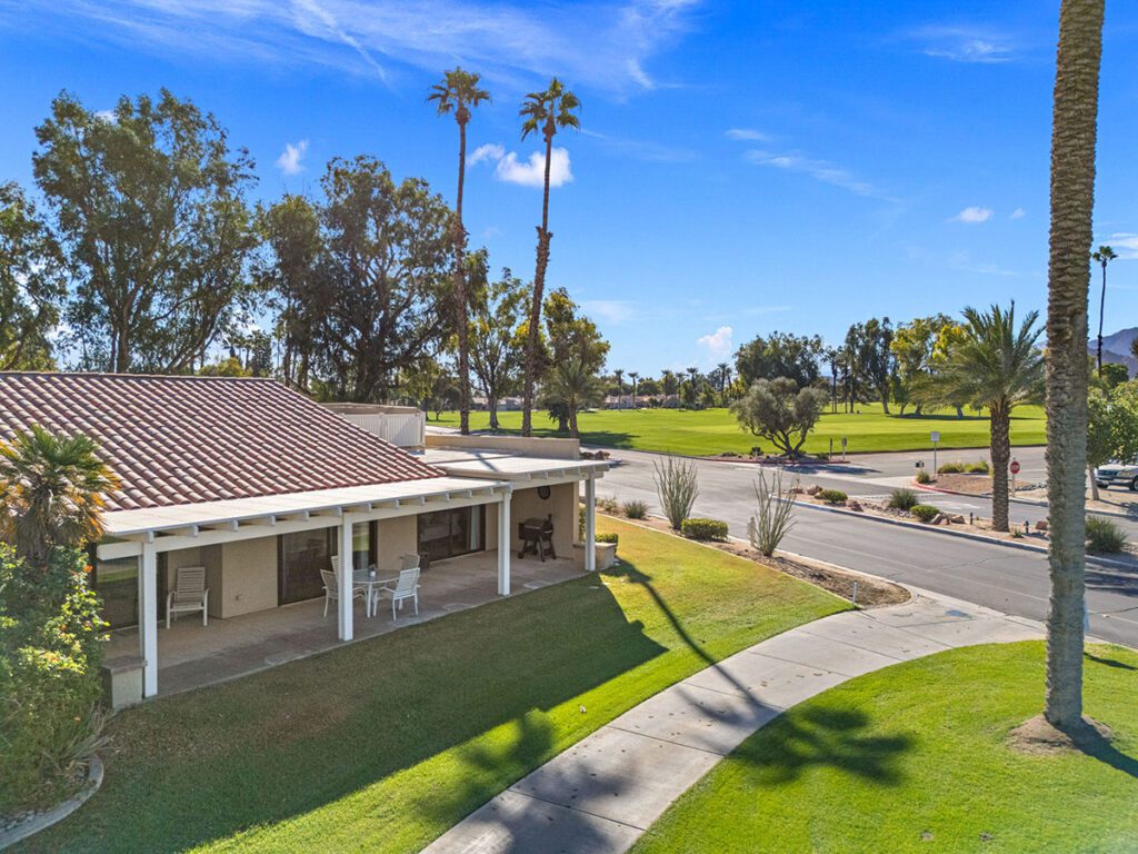 back patio aerial